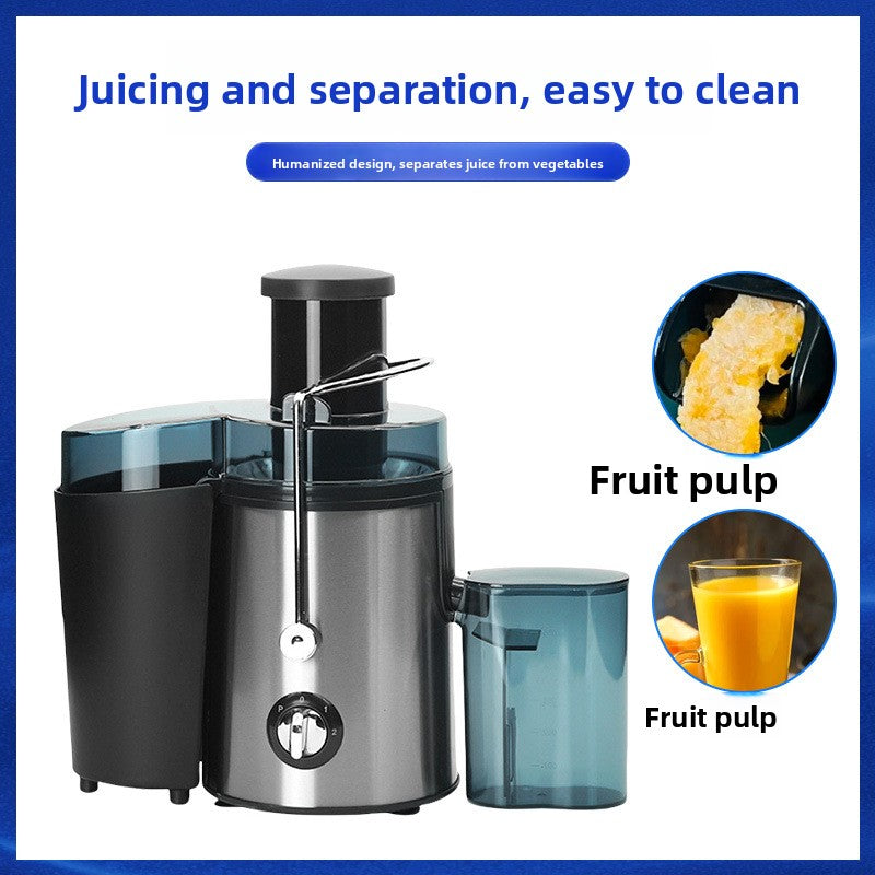 Large-Capacity Multi-Functional Juicer Kitchen Electric Stainless Steel Juicer Juice Separation and Mixing Juicer