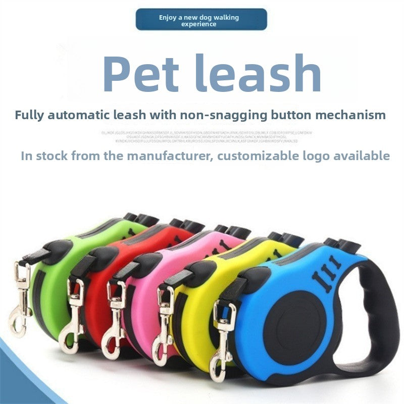 Automatic Retractable Dog Leash with Comfort Grip